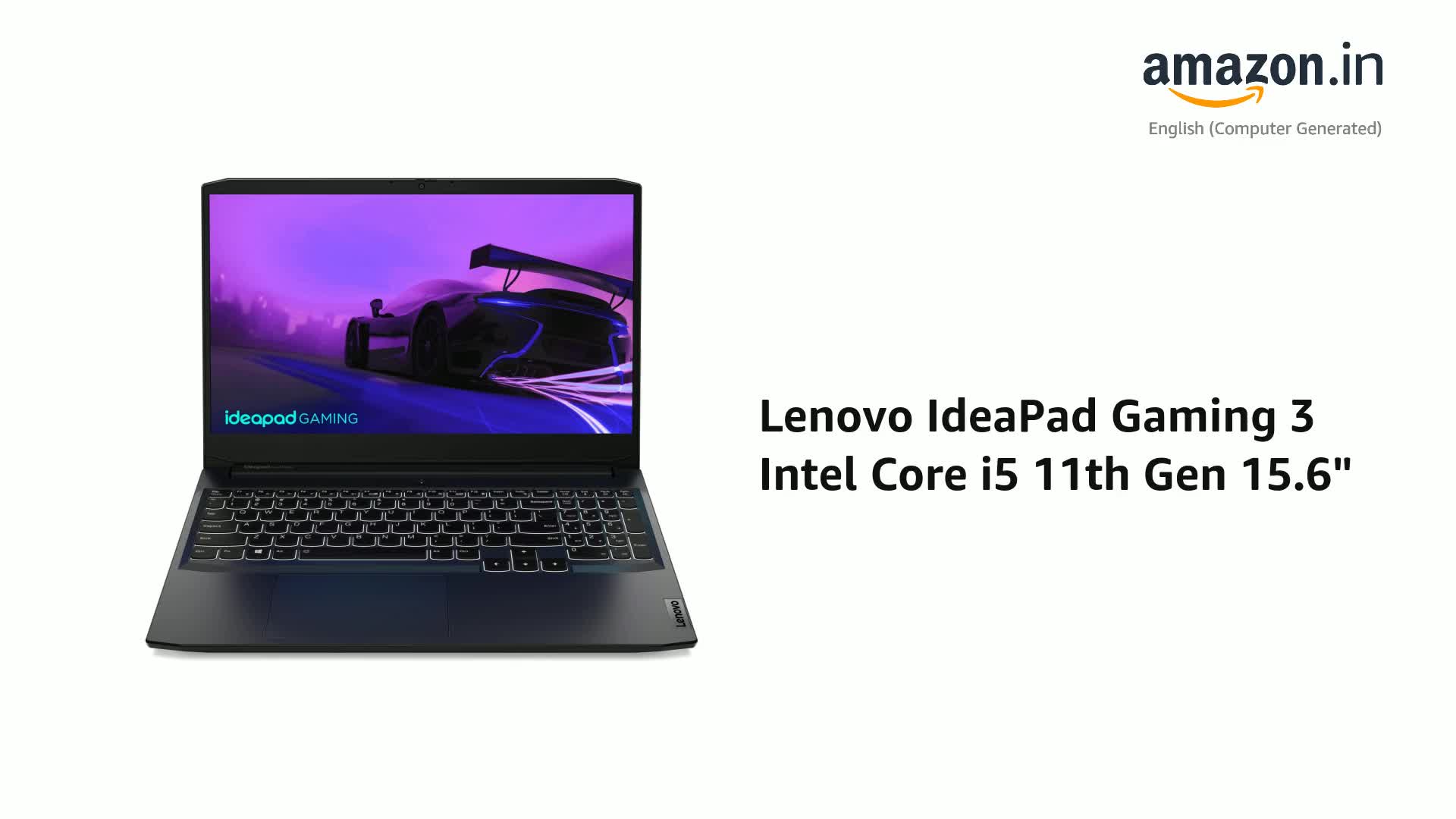 Lenovo IdeaPad Gaming 3 Intel Core i5 11th Gen 15.6